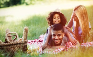 Family in Park